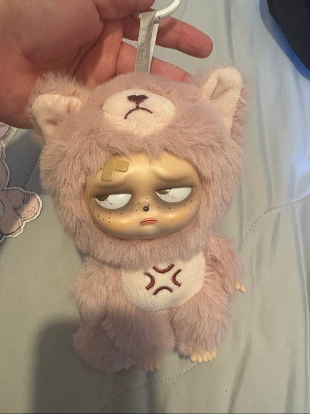 Sleepless Grumpipi - Qi Qi Plush Pendant